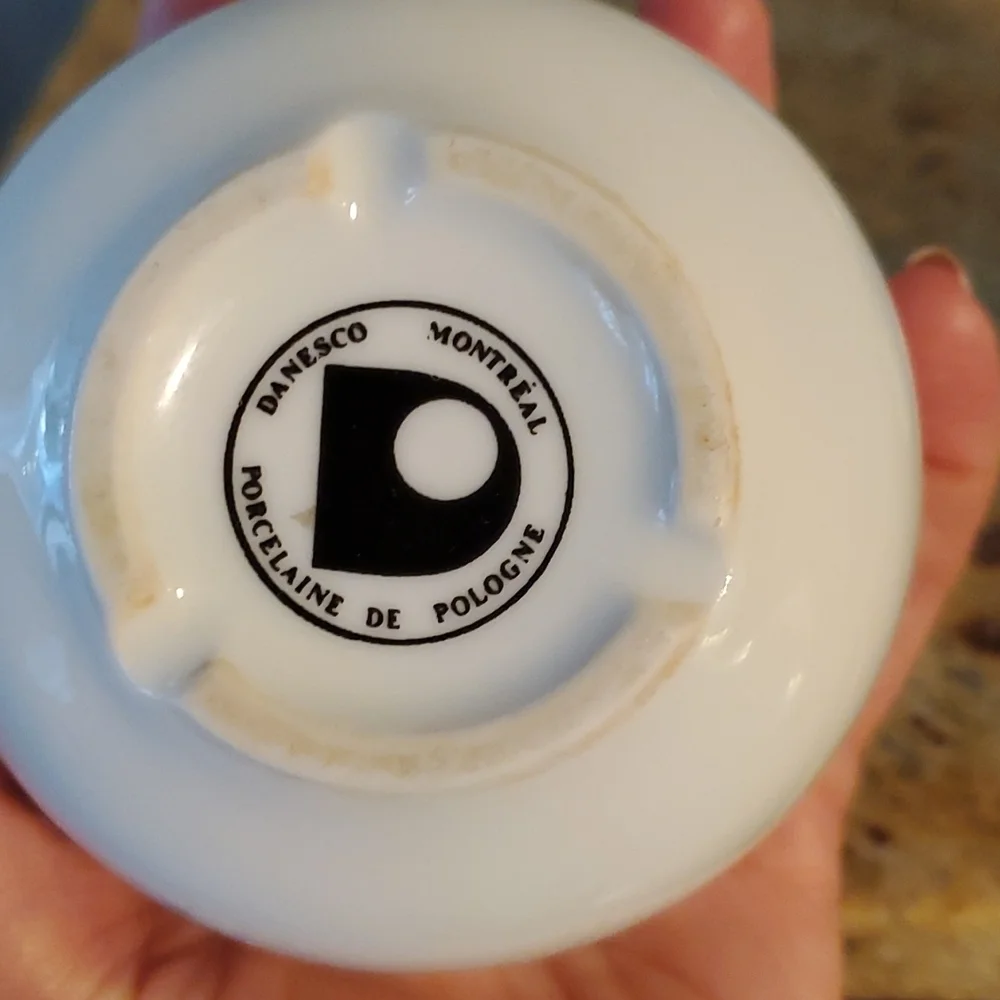 Danesco porcelaine de pologne cups and sugar bowl - Picture 8 of 13